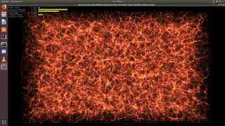 Janus Cosmological Model 10 million points newtonian N-body simulation