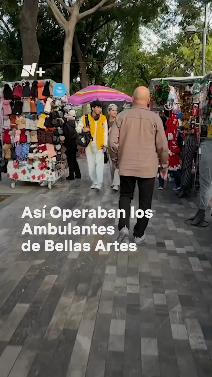 Así operaban los ambulantes de Bellas Artes - N+ #shorts
