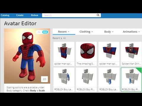 como fazer skin do homem aranha roblox｜Pesquisa do TikTok