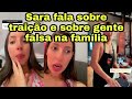 Sara fala sobre traio e sobre gente falsa na famlia