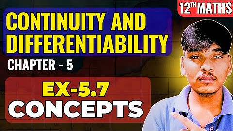 Class 12 Maths Ex 5.7 Second Order Derivative Explained | Ncert Examples 38–41 ‎⁨@MathsorEconomics