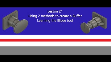 Lesson 21 - Model Railway Train Buffer drawing tutorial using  Fusion 360