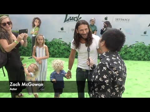 Zach McGowan Talks About His Projects During The Apple TV+ Luck Premiere