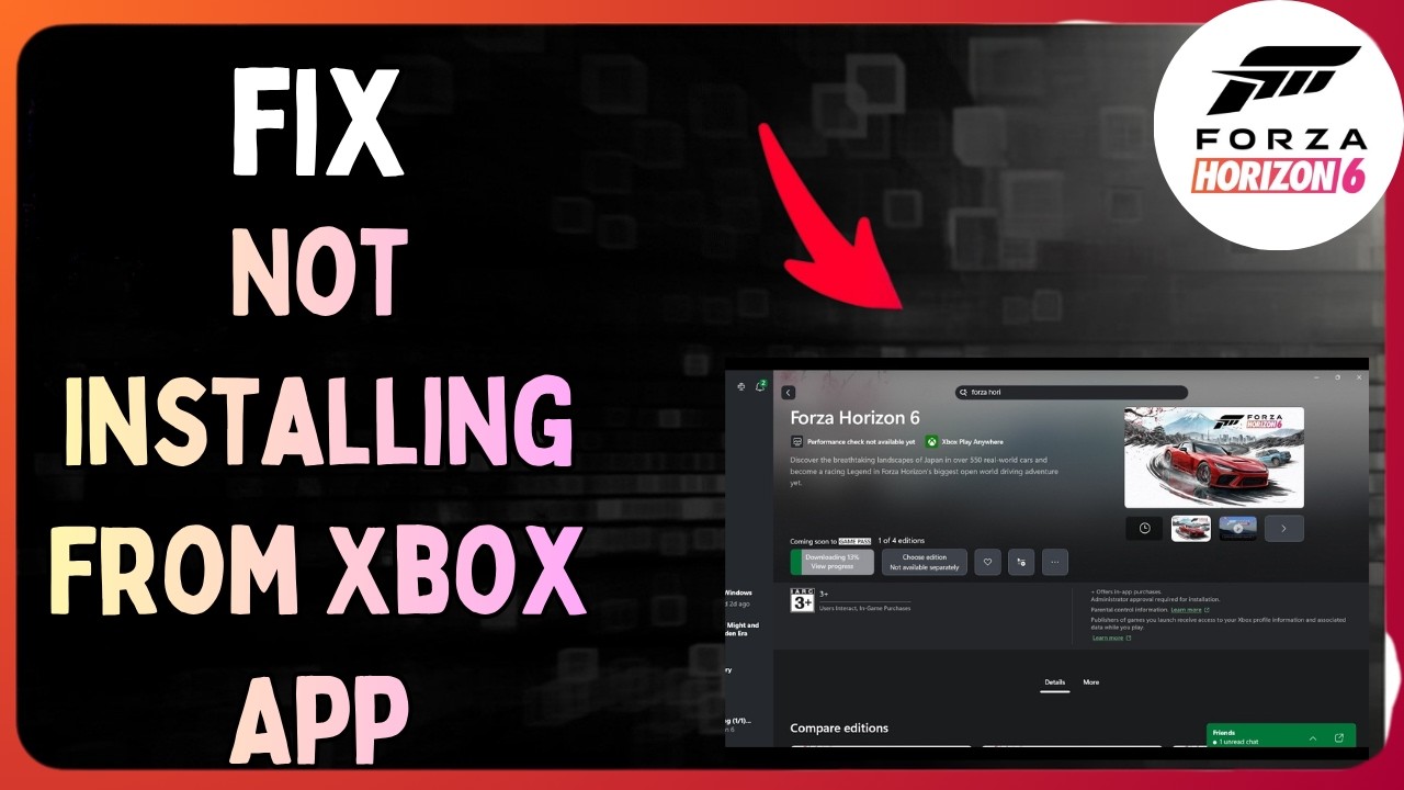 Fix Forza Horizon 6 Login Error 0x80070057 We Couldn't Sign You In