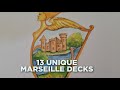 In love of marseille tarot decks               13 unique decks  