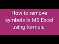 How to use formula with + symbol & Remove it in Excel | Excel formulas and functions and short keys