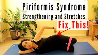8 Best Piriformis Syndrome Strengthening and Stretches Program with Elastic Band