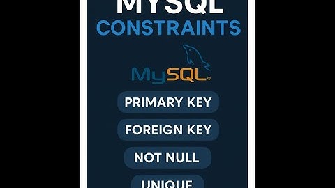 Lecture #06: MySQL Constraints Explained UNIQUE, DEFAULT, NOT NULL, NULL  SQL Tutorial for Beginners