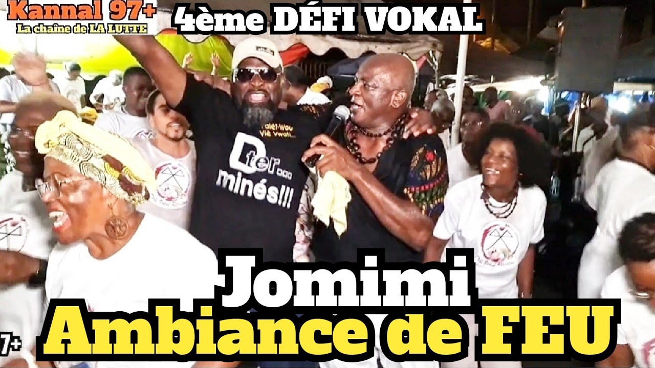 JOMIMI met une ambiance de FEU au 4ème DÉFI VOKAL / Au BIK REZISTANS CHUG.