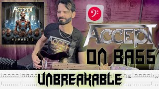 ACCEPT – Unbreakable – Bass Play-Along Video by Martin Motnik