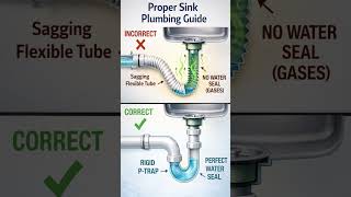 Sink Plumbing Guide | Basic Knowledge of Civil Engineering #civilengineering #plumbing