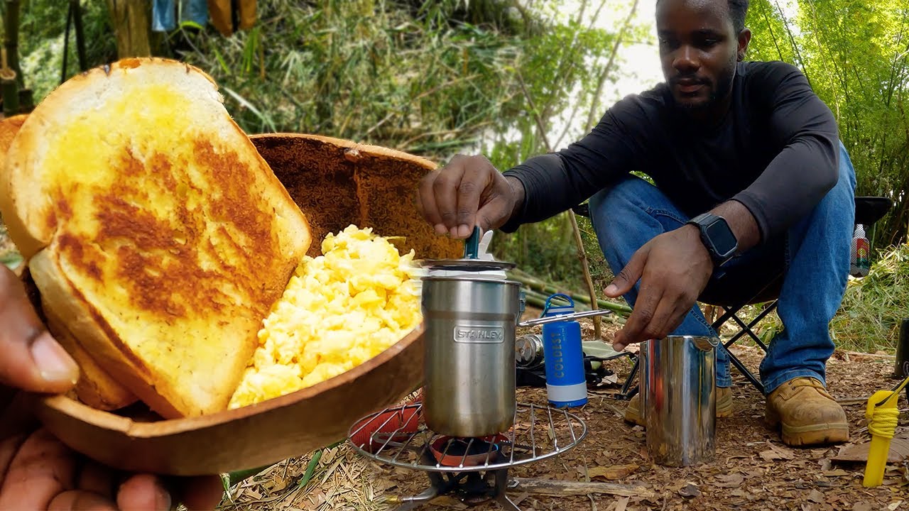 Outdoor Cooking Breakfast on Off Grid Farm in Jamaica YouTube