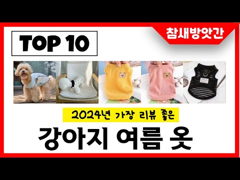 2025년 가장 리뷰좋은 강아지 여름 옷 인기순위 TOP10
