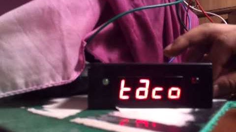 自作デジタルスピード・タコメーター