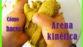 Cómo hacer arena kinética o cinética