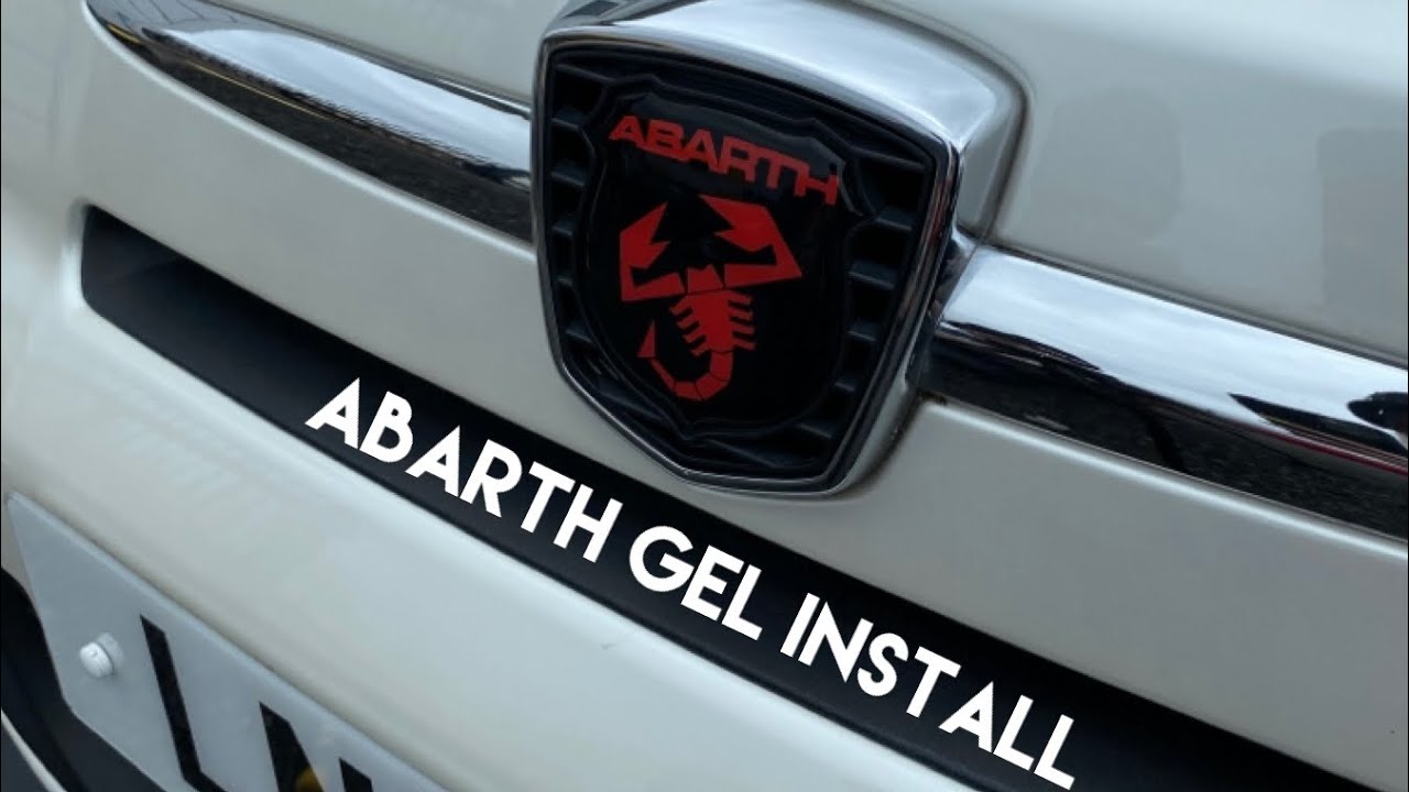 Fiat 500 Abarth 595 695 Horn Airbag Badge Overlay Gel 3d Resin 