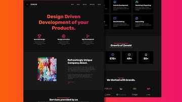 Responsive Website Design Using HTML CSS And JavaScript with Animations