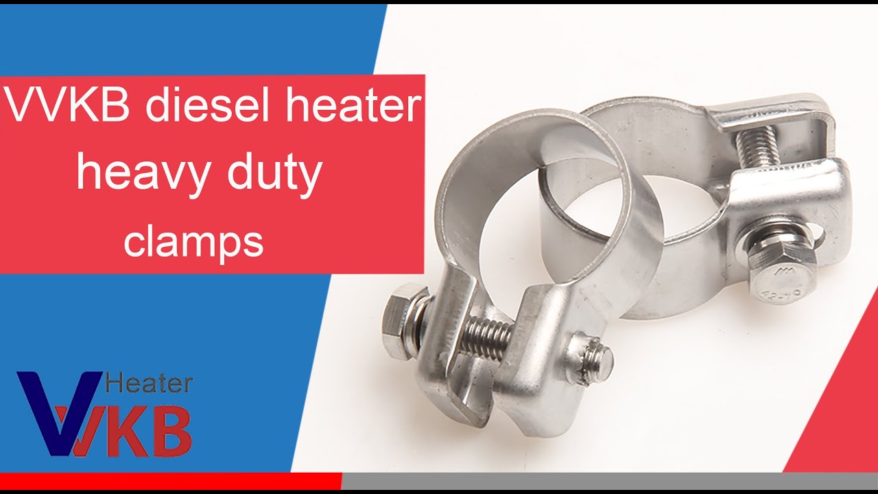 VVKB diesel heater exhaust pipe heavy duty clamps YouTube