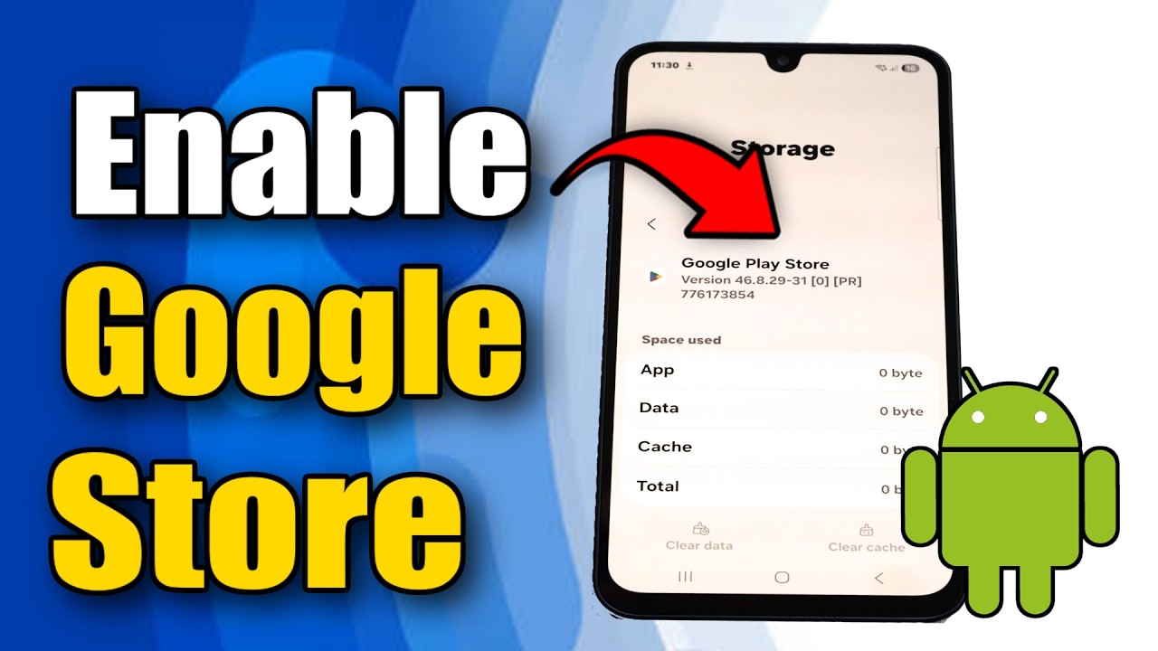 How to Enable Google Play Store On Android (Fix If Missing) - YouTube