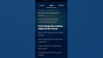 Thumbnail of Birds of a feather 🕊️#music #billieeilish #lyrics #edits #shorts