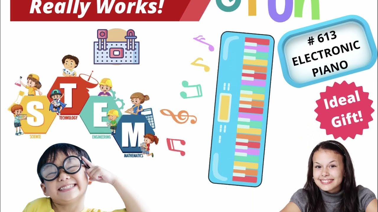 613 ELECTRONIC CIRCUIT BUILDER DIY KIT ELECTRONIC PIANO FUN