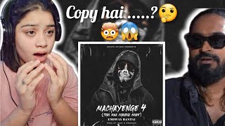 MACHAYENGE 4 REACTION || EMIWAY BANTAI REACTION || PAYAL SAINI #emiwaybantaireaction