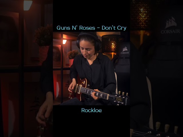 Guns N' Roses - Don't Cry | Rockloe Cover #shorts class=