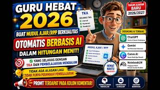 Guru Hebat 2026: Cara Cepat Buat Modul Ajar & RPP Berbasis AI yang Selaras TKA!