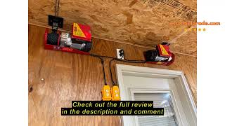Review DONNGYZ 660 Lbs Automatic Electric Cable Hoist, Wireless Remote Control, 110V 650W Overhead P