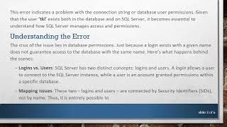 Resolving Login Failed Errors When Connecting to SQL Server