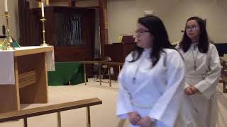 Acolytes: processional recessional