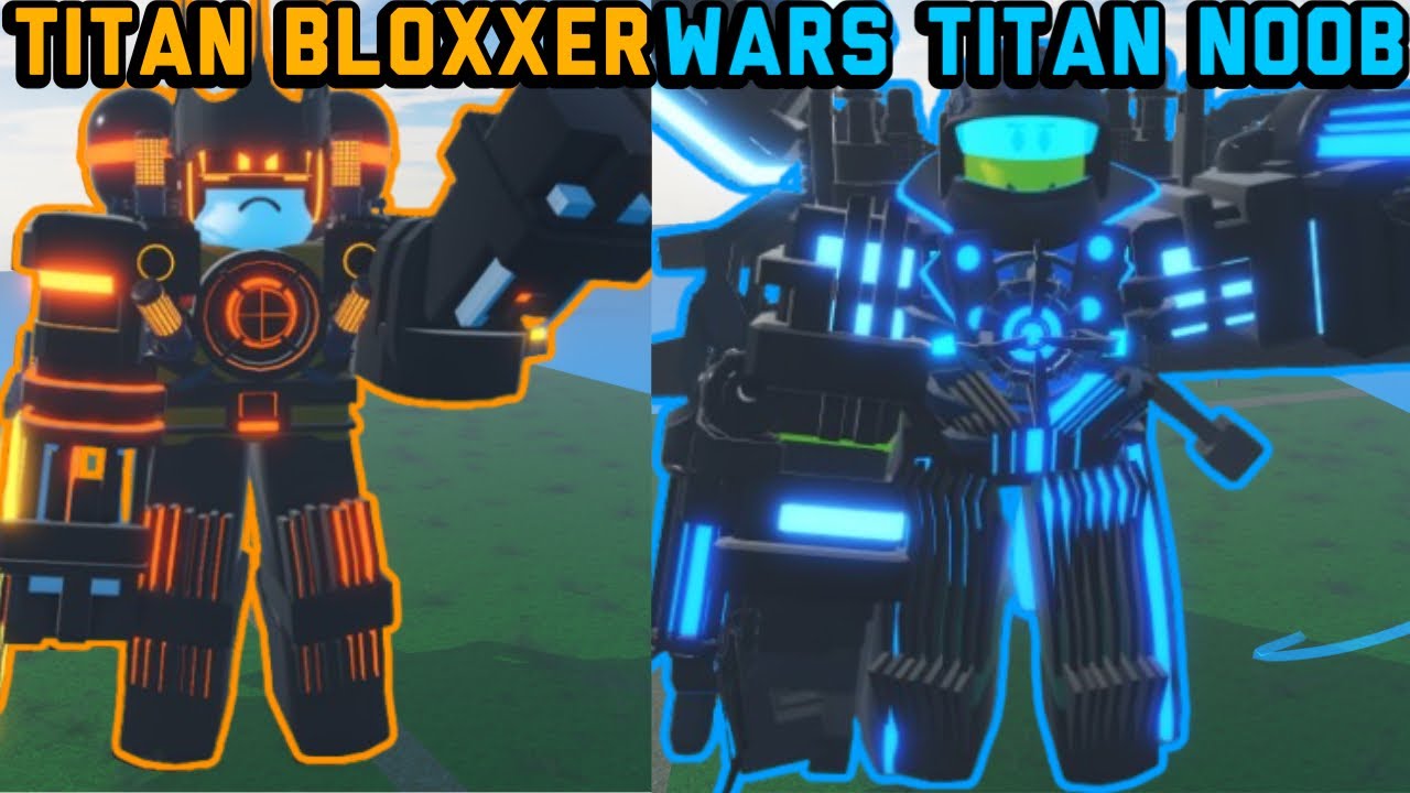 Wars upgraded titan noob vs titan bloxxer | noob experiment battlefront | roblox