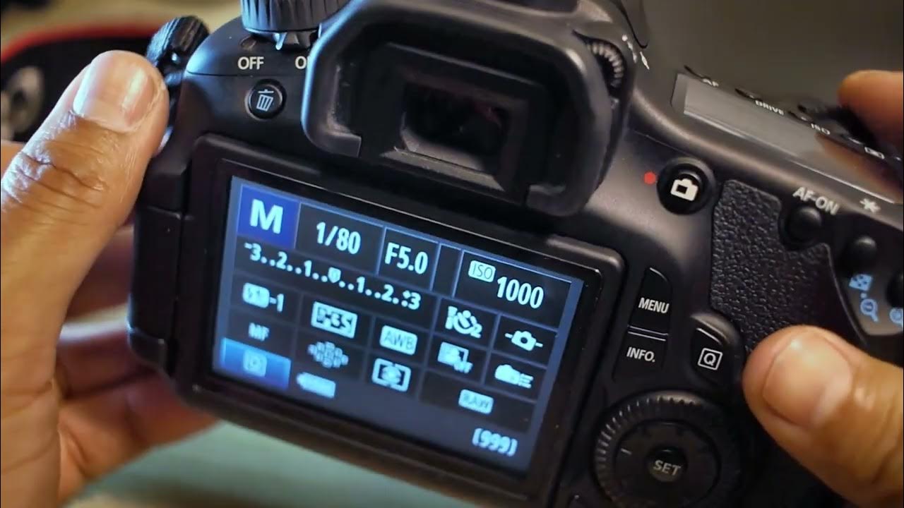 How to change the shutter speed and Aperture Canon 60D YouTube