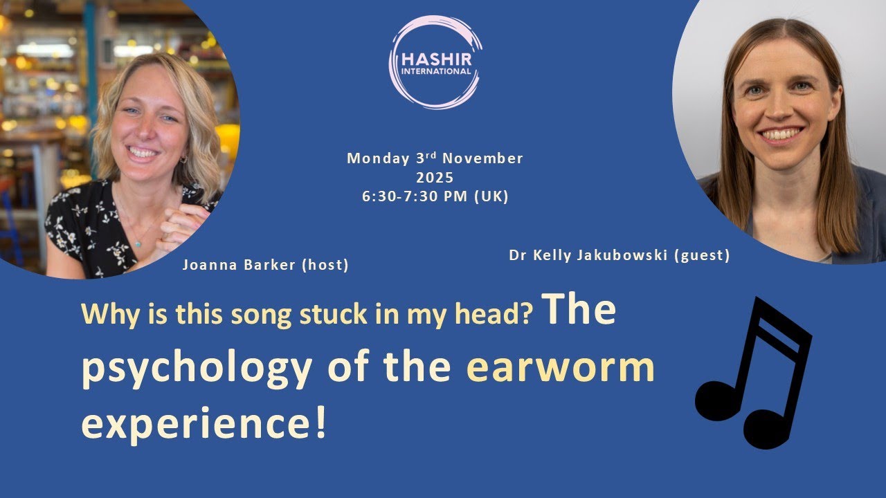 Patient Education Programme: The Psychology of the Earworm Experience!