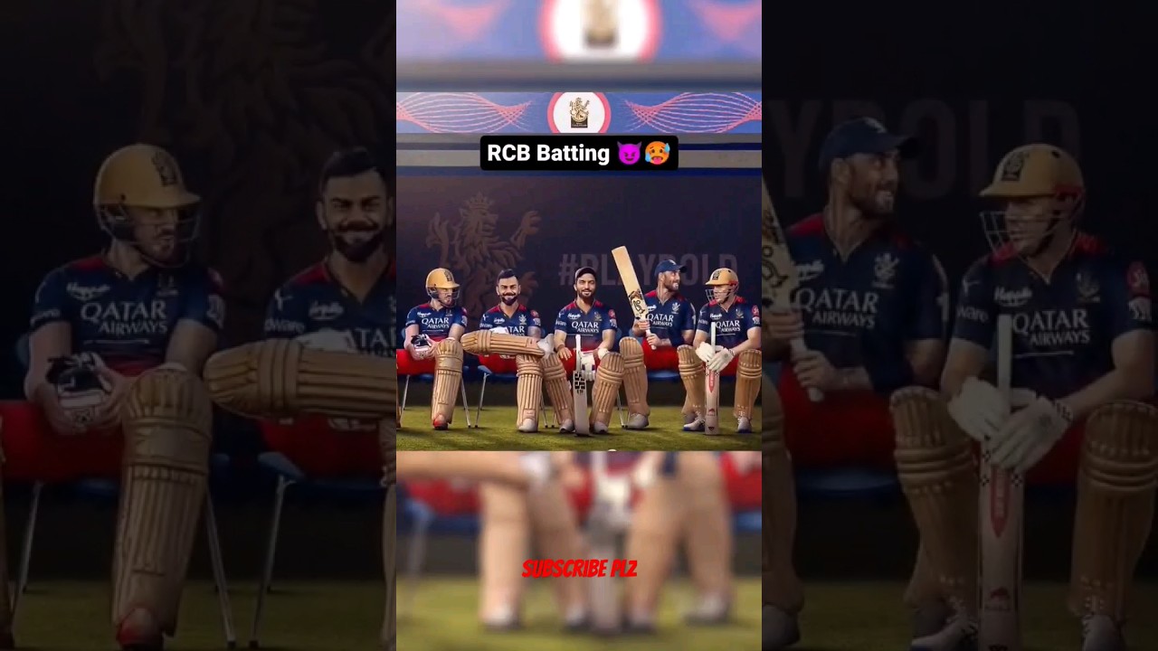 RCB BATTING LINEUP ❤‍🔥 