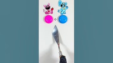 PickyPiggy + Bubba Bubbaphant Guess the final Color/Critter #colormixing #satisfying #guessthecolor