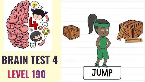 🧠 Brain Test 4 Level 190 | Jenny must jump three times | Walkthrough