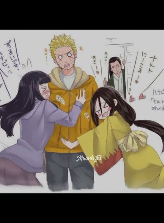 😃😃😃 Hinata hanabi and Naruto #animeedit #hyuga #hinata #naruto