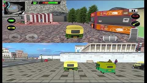 MODERN TUK TUK AUTO RICKSHAW-CRAZY CITY vs. OFF-ROAD / ANDROID GAMEPLAY