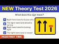 Theory Test 2026 UK | NEW Official DVSA Styled Theory Questions | PASS FIRST TIME