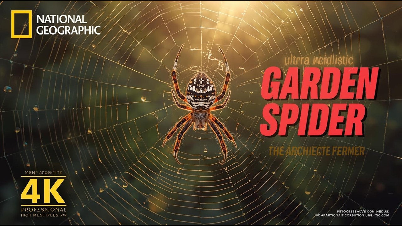 European Garden Spider: The Master Weaver of Perfect Geometry