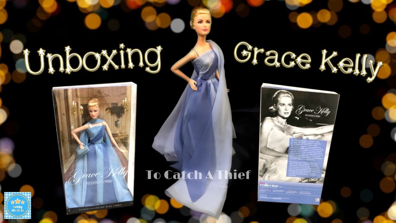 Unboxing Grace Kelly To Catch A Thief アンボクシング グレース ケリー 泥棒成金 Barbie Collector Pink Label 11 Mattel Youtube