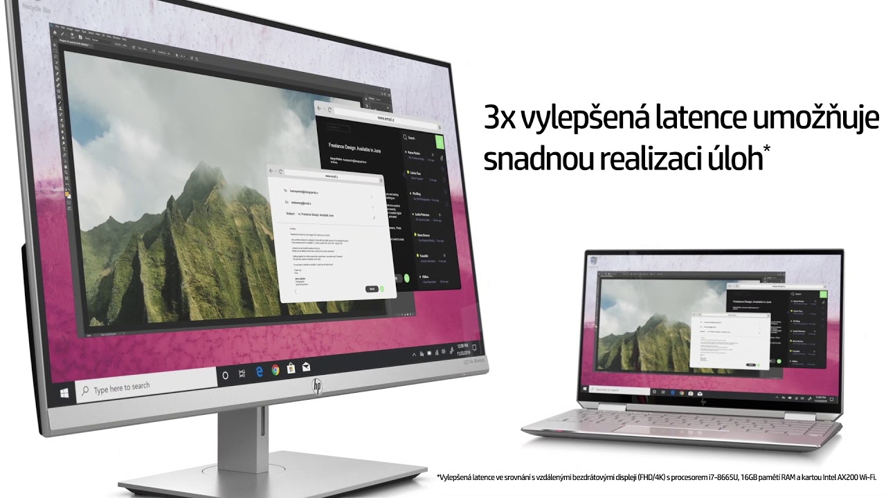HP U27 4K Wireless Monitor - YouTube