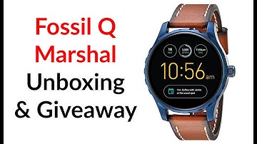 Fossil Q Marshal Unboxing & Giveaway