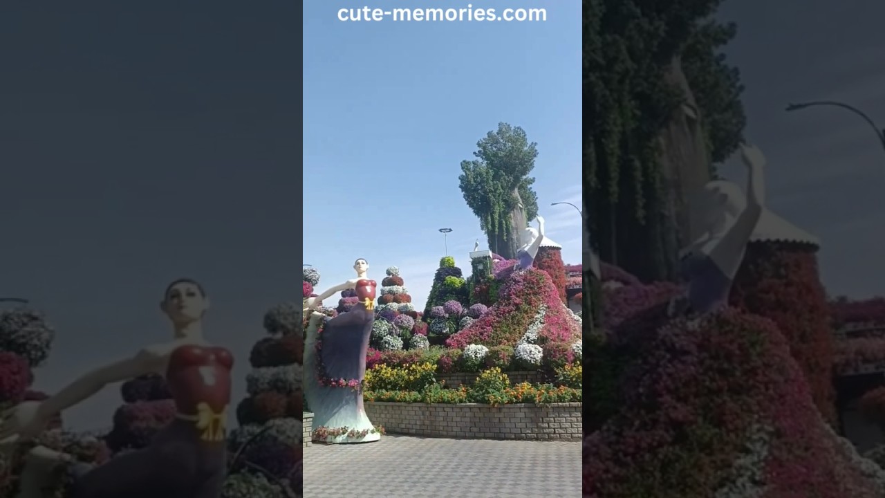 Around the Jin 💩 of Aladdin 💃 - Miracle garden Dubai 🇦🇪