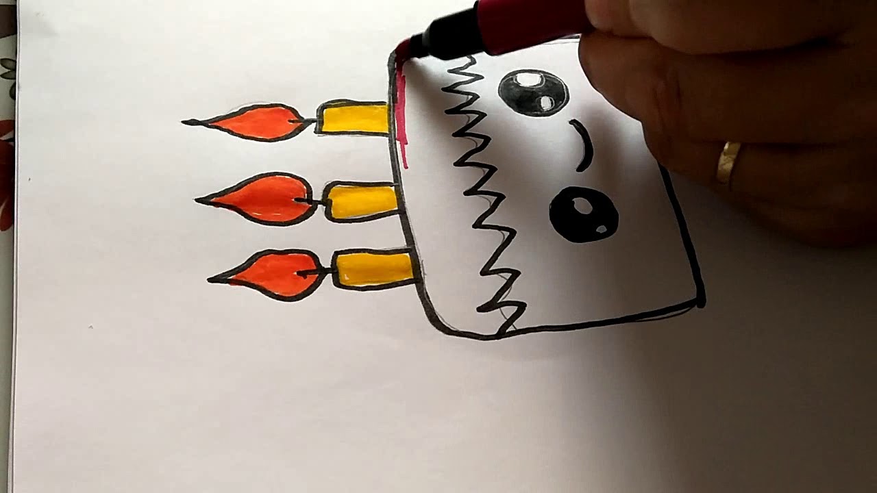 ÇOK KOLAY PASTA ÇİZİMİ YouTube