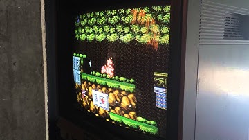 Contra on NES with live RAM editing