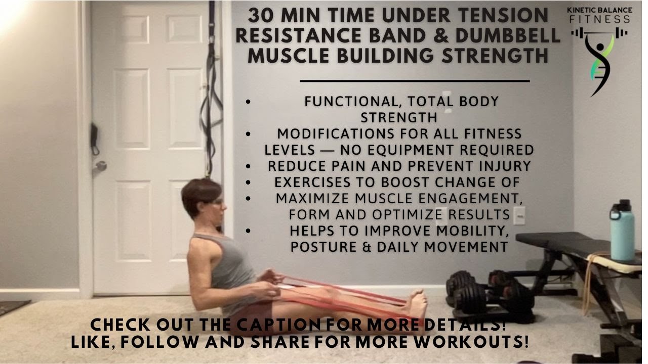 30 Minute Resistance Band Dumbbell Muscle Building Workout Full 30-minute-resistance-band-dumbbell-muscle-building-workout-full