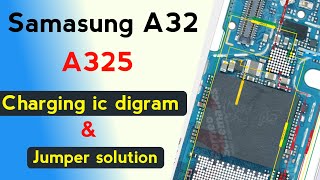 Samsung Galaxy A32 (A325) Charging IC Diagram | Charging Problem Solution | Full Charging Section