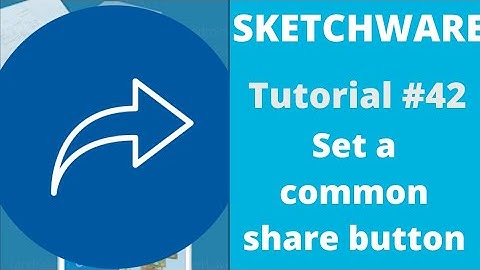 Sketchware: Set a common share button......tutorial #42